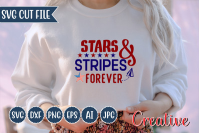 Stars &amp; Stripes Forever SVG Cut file
