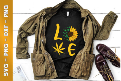 LOVE Weed Sunflower