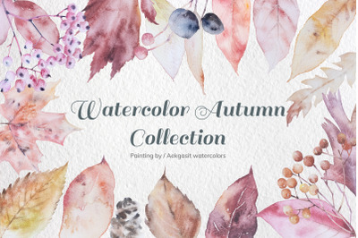 Autumn Watercolor Collection NO 1