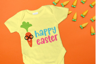 Nerdy Carrot Happy Easter | SVG | PNG | DXF | EPS