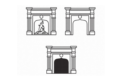 Fireplace SVG