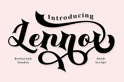 Lennox | Vintage Script Font