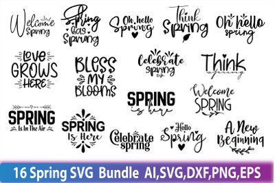 Spring SVG Bundle