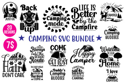 CAMPING SVG BUNDLE