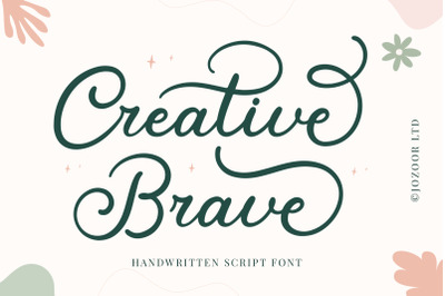 Creative Brave - Handwritten Script Font
