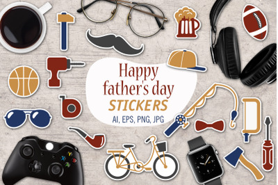 Happy father&#039;s day_stickers