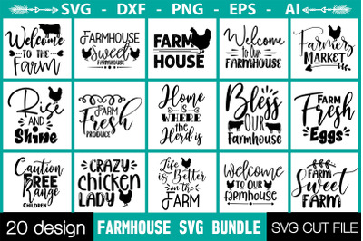 Farmhouse SVG Bundle vol-1