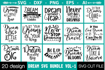 Dream SVG Bundle Vol-1