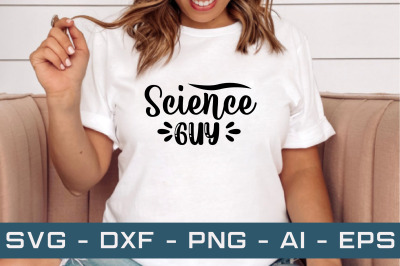 Science guy svg cut files