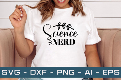 Science nerd svg cut files