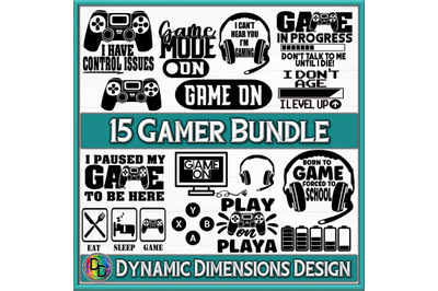 Gamer Bundle, Gamer, Video Game svg, Gamer svg, Gamer Gift, Game Contr