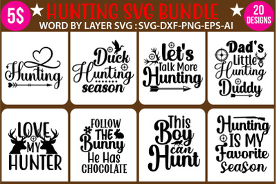 HINTING  SVG BUNDLE &2C; Hunt Fish Svg&2C; Hunt Deer Horns Sv