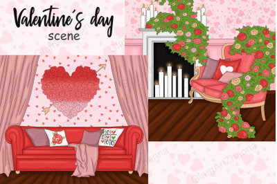 Valentine&#039;s Day Scene