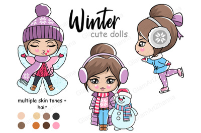 Winter Cute Dolls