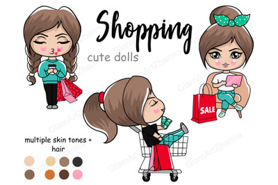 Shopping Cute Dolls