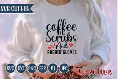 Coffee Scrubs And Rubber Gloves