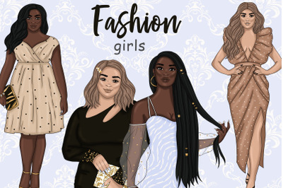 Fashion Girls Clipart