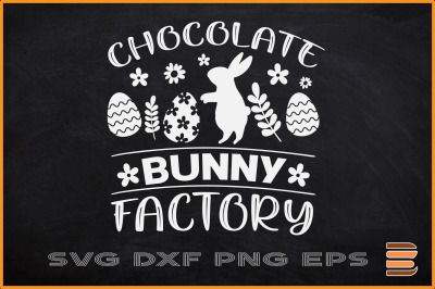 Easter SVG Chocolate Bunny Factory