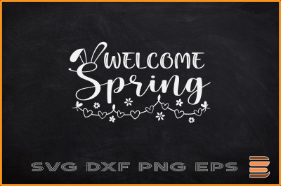 Easter SVG Welcom Spring