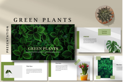 Green Plants - Nature Powerpoint Presentation