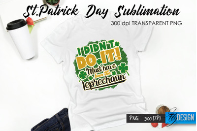 St. Patrick&#039;s Day T-Shirt Sublimation v.6