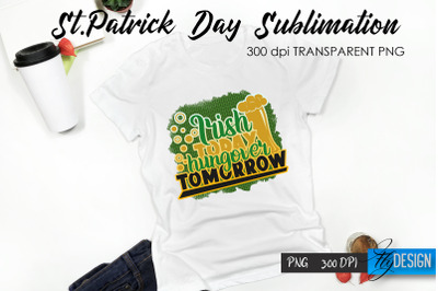 St. Patrick&#039;s Day T-Shirt Sublimation v.16