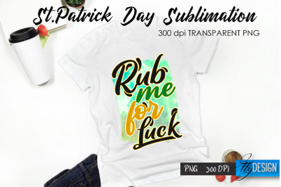 St. Patrick&#039;s Day T-Shirt Sublimation v.29