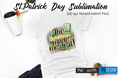 St. Patrick&#039;s Day T-Shirt Sublimation v.34