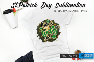 St. Patrick&#039;s Day T-Shirt Sublimation v.35