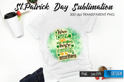 St. Patrick&#039;s Day T-Shirt Sublimation v.39