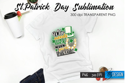 St. Patrick&#039;s Day T-Shirt Sublimation v.40