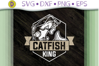 Funny Fishing Catfish King Gift