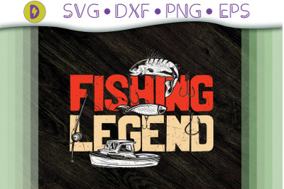 Vintage Design Fishing Legend Gifts