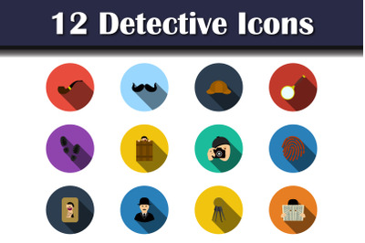 Detective Icon Set