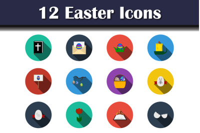 Easter Icon Set