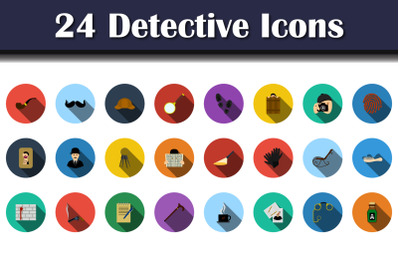 Detective Icon Set