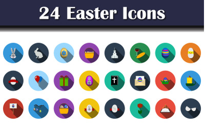 Easter Icon Set