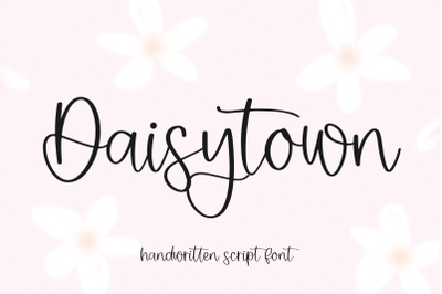 Daisytown - Modern Script Font