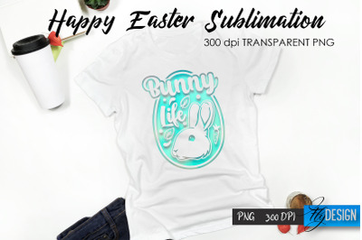 Happy Easter T-Shirt Sublimation V.6