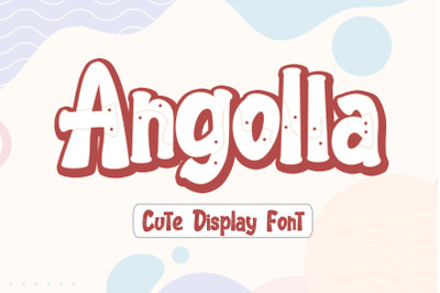 Angolla - Display Font