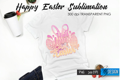 Happy Easter T-Shirt Sublimation V.40