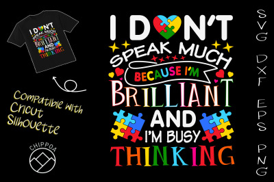 I Don&#039;t Speak Much I&#039;m Brilliant Autism