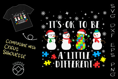 It&#039;s Ok To Be A Little Different Snowman