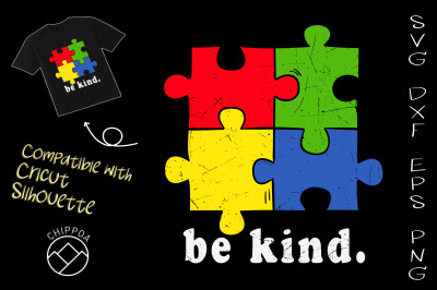 Autism Awareness - Be Kind Autistic