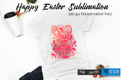 Happy Easter T-Shirt Sublimation V.60