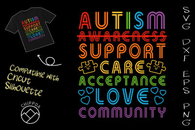 Autism Awareness Support Care Acceptance