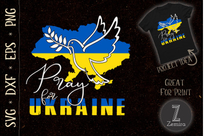 Pray For Ukraine Flag Free Ukraine