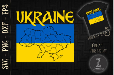 Vintage Ukraine Ukrainian Flag Pride