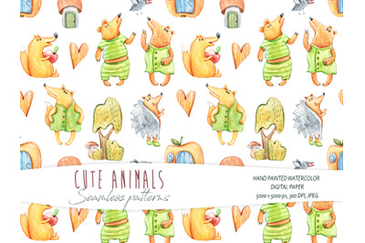 Cute kids seamless pattern- Digital paper- 1 JPEG file