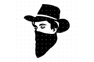 Cowboy Bandit SVG